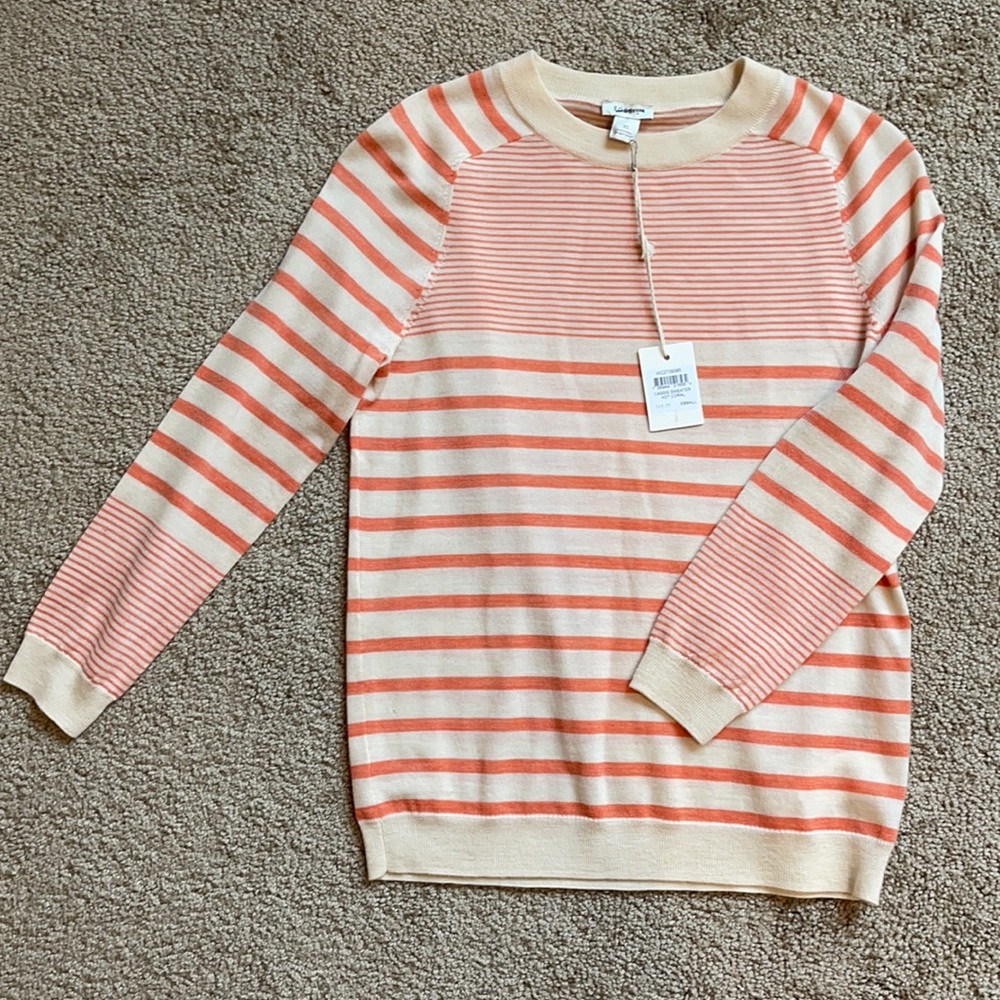 FOSSIL light weight striped sweater NWT